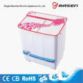 Red Glass Cover 3.8KG Twin Tub Washing Machine